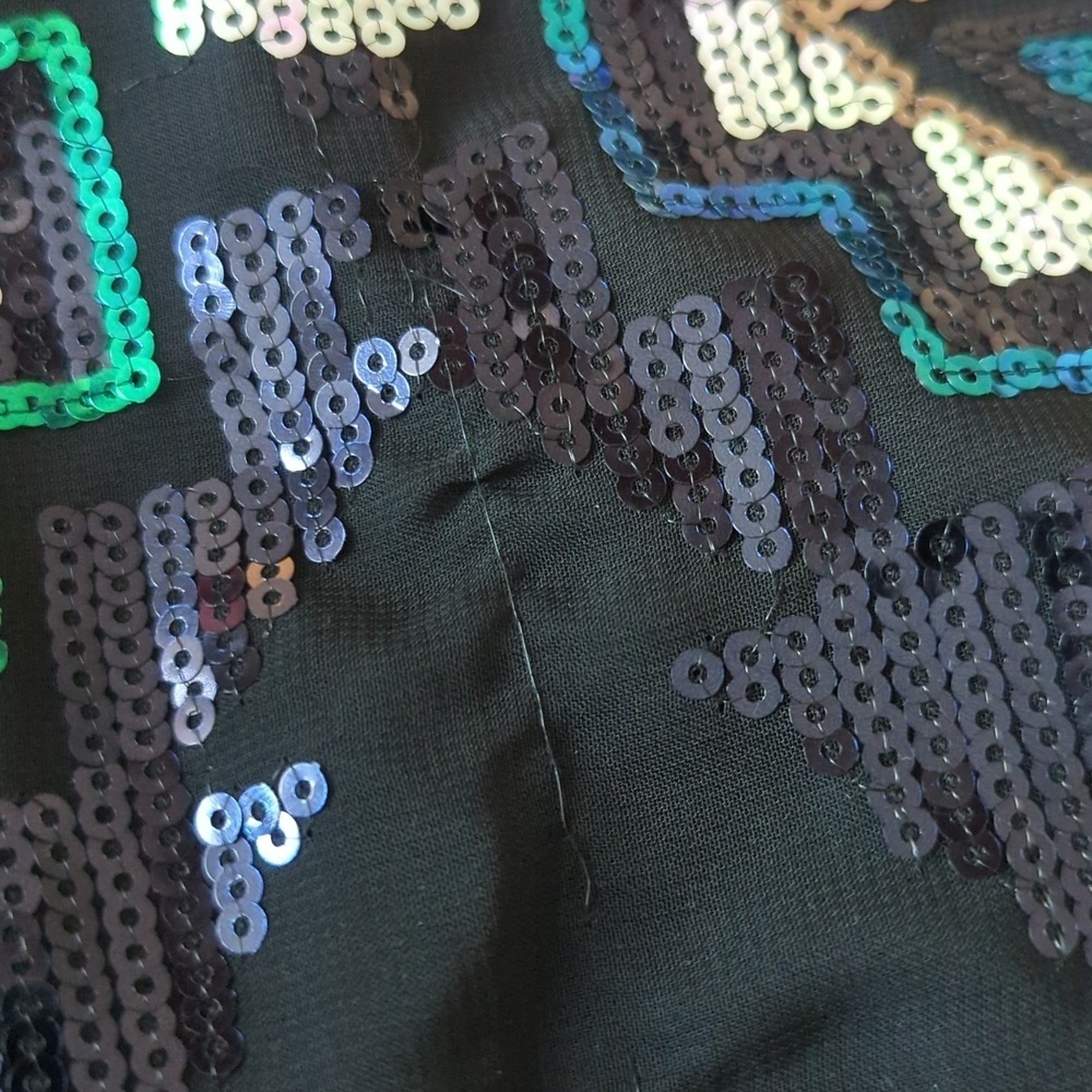 Show Me Your MuMu Black Geometric Mini Dress - Picture 9 of 9